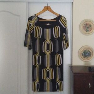 JESSICA RETRO PRINT DRESS SIZE 6